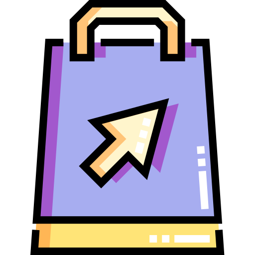 torba na zakupy Detailed Straight Lineal color ikona
