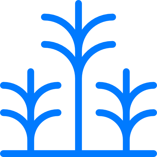Palm tree Vitaliy Gorbachev Blue icon