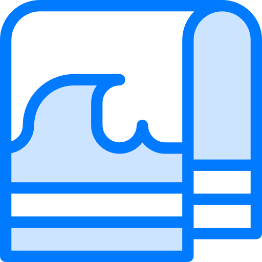 Towel Vitaliy Gorbachev Blue icon