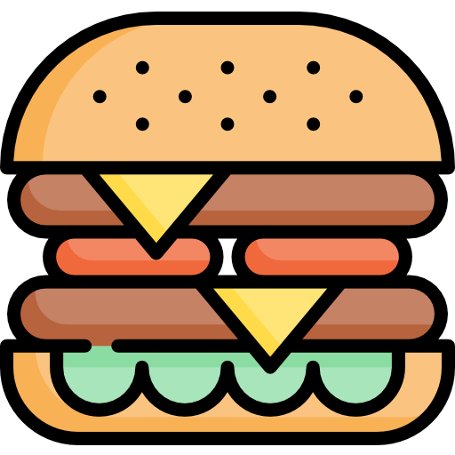 hambúrguer Special Lineal color Ícone