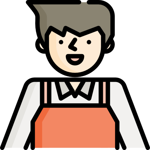 Waiter Special Lineal color icon