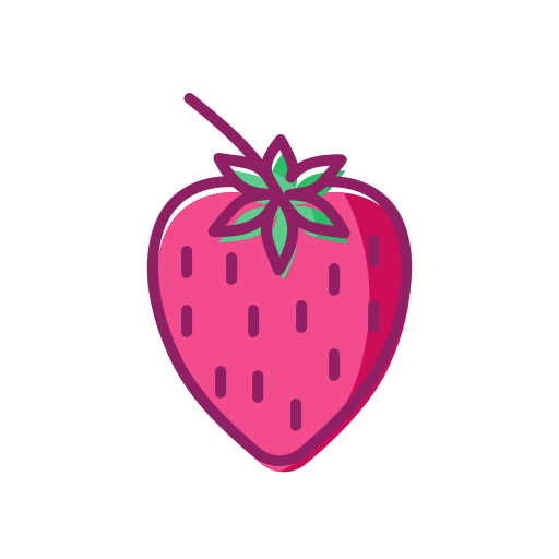 Strawberry Generic color lineal-color icon