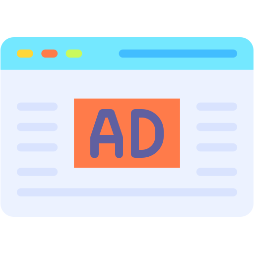 Web advertising Generic color fill icon