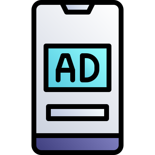anuncio móvil Generic gradient lineal-color icono