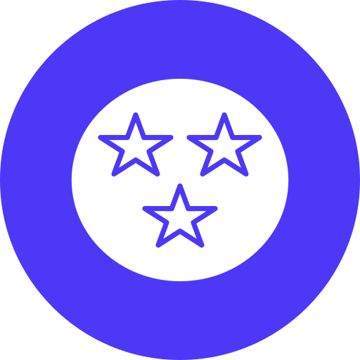 gwiazdki oceniające Generic color fill ikona
