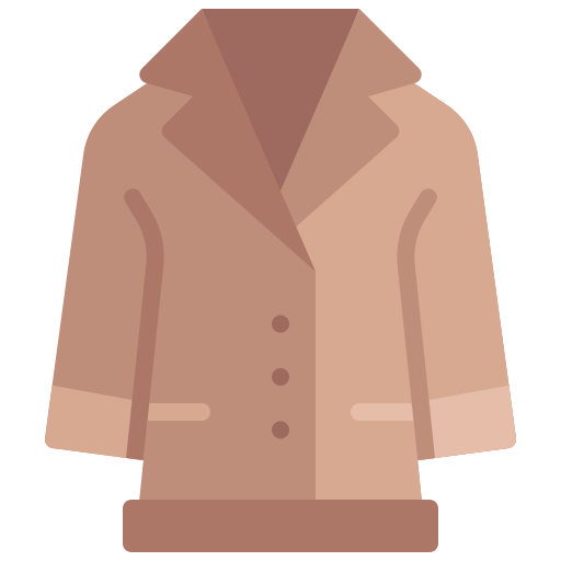 trenchcoat Generic color fill icoon