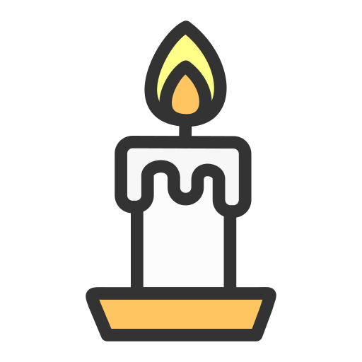 Candle Generic color lineal-color icon