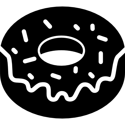 Doughnut Basic Miscellany Fill icon