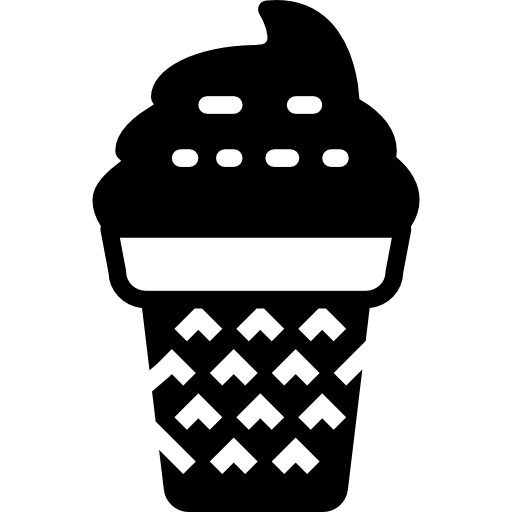crème glacée Basic Miscellany Fill Icône