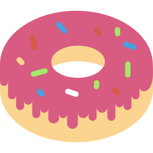 donut Basic Miscellany Flat Icône