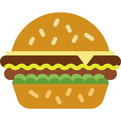 Гамбургер Basic Miscellany Flat иконка