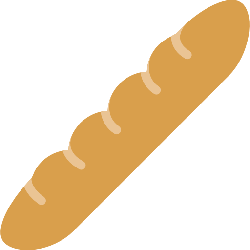 baguette Basic Miscellany Flat icona