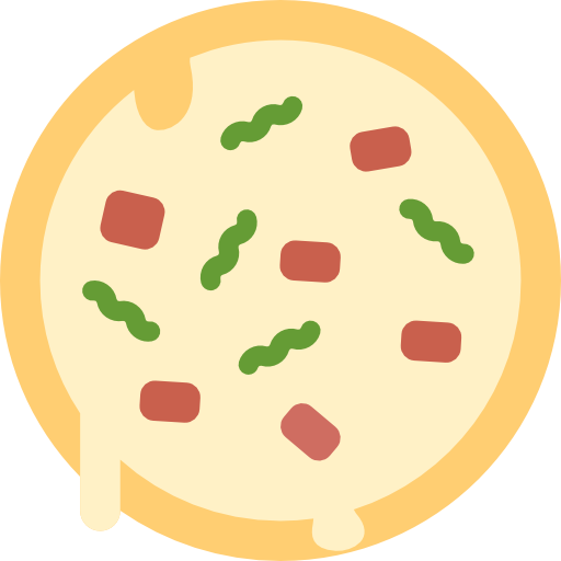 pizza Basic Miscellany Flat ikona