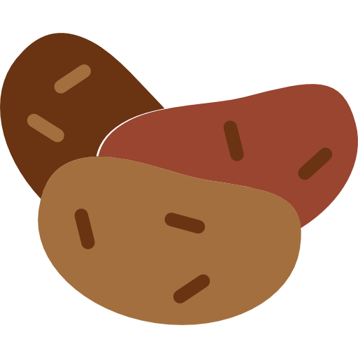 aardappelen Basic Miscellany Flat icoon
