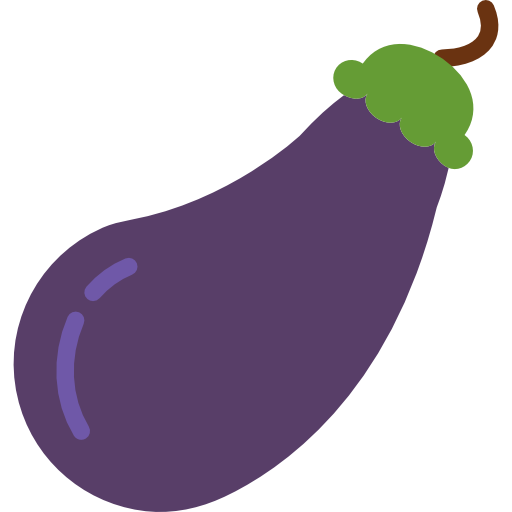 aubergine Basic Miscellany Flat icoon