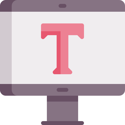 Text editor Special Flat icon