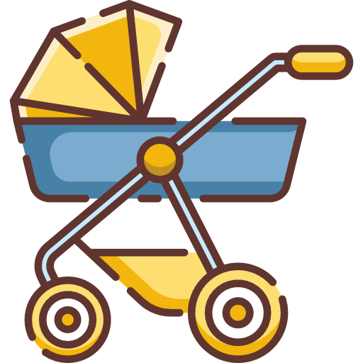 kinderwagen Chanut is Industries Lineal Color icon