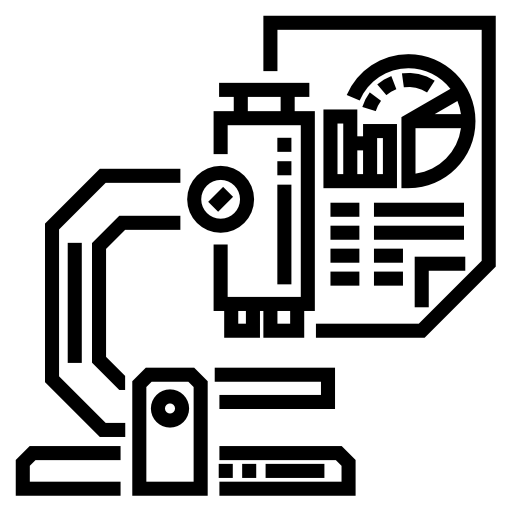 현미경 Detailed Straight Lineal icon