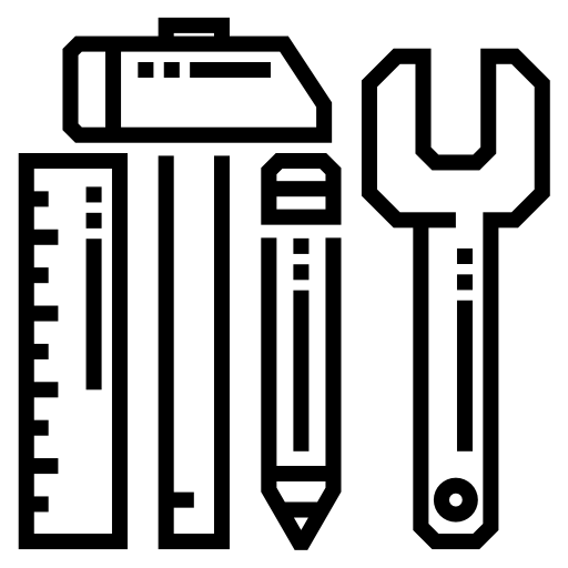 herramientas Detailed Straight Lineal icono