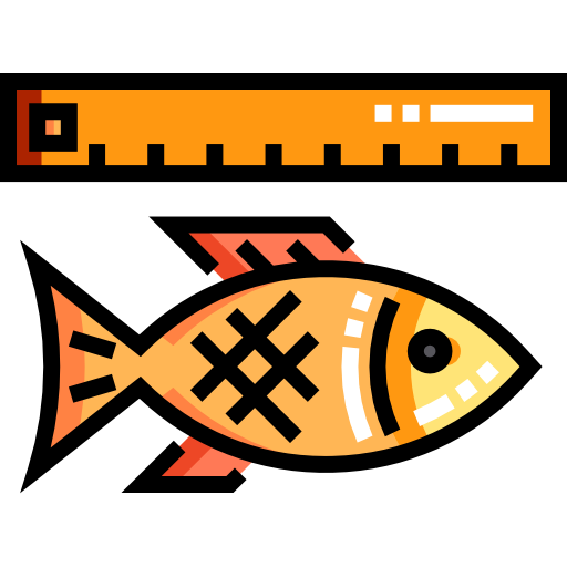 Fish Detailed Straight Lineal color icon