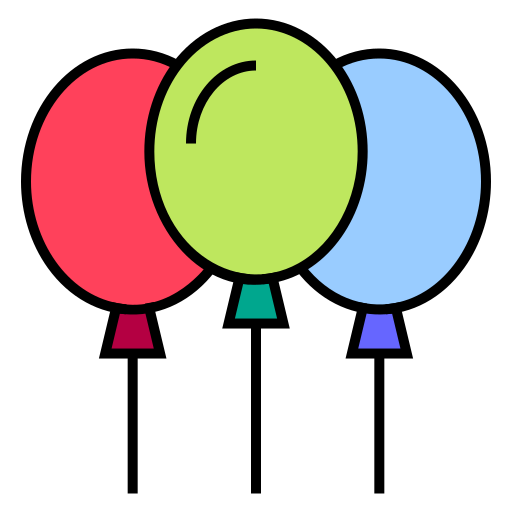 풍선 Generic color lineal-color icon