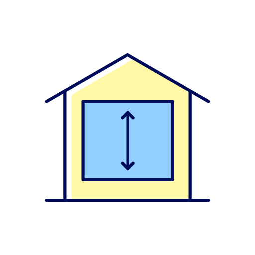 mindesthöhe Generic color lineal-color icon