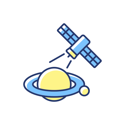 sztuczny satelita Generic color lineal-color ikona