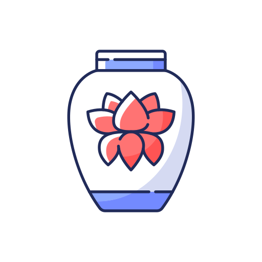 Vase Generic color lineal-color icon