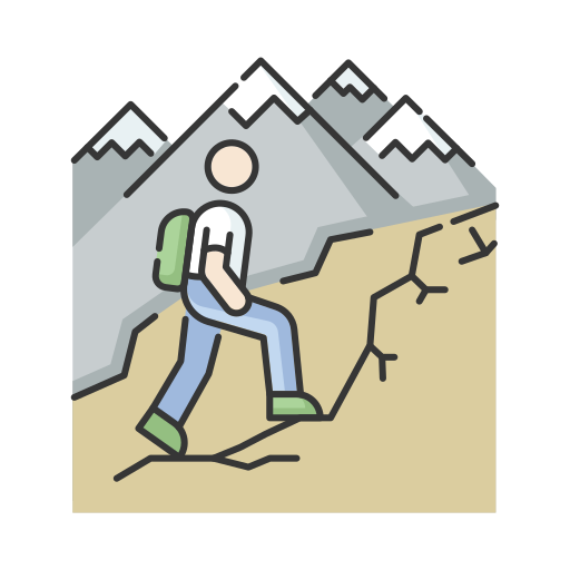 Trekking Generic color lineal-color icon