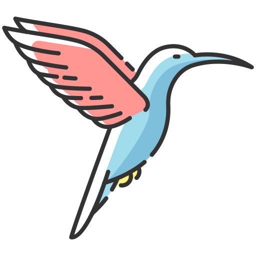 colibrí Generic color lineal-color icono