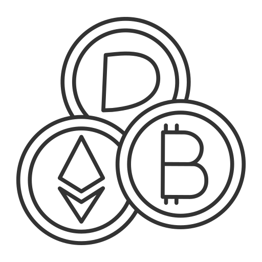 Bitcoin Generic outline icon