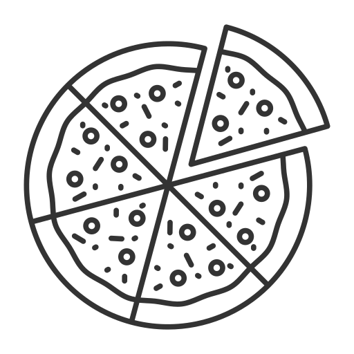 피자 Generic outline icon