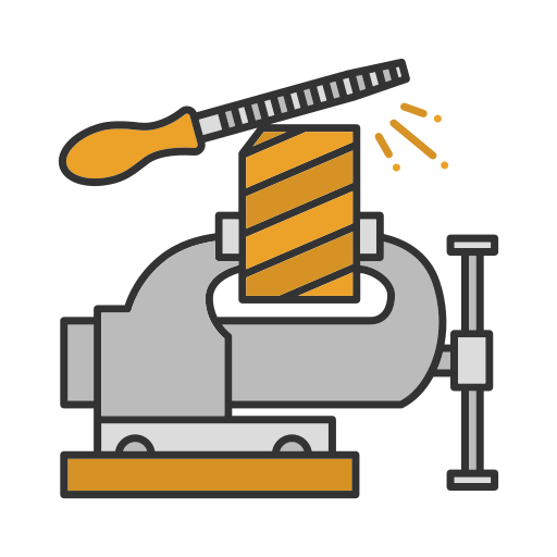 Vise Generic color lineal-color icon