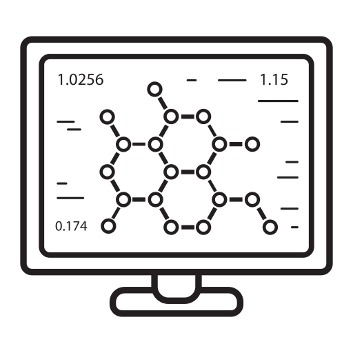 分子 Generic outline icon