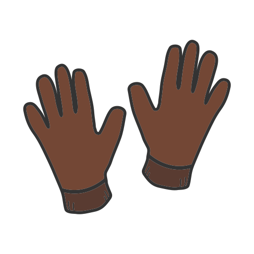 handschuhe Generic color lineal-color icon