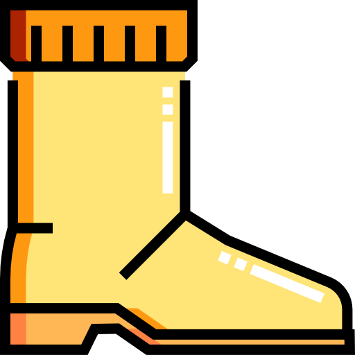 釣り用ブーツ Detailed Straight Lineal color icon