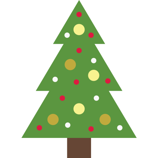 Christmas tree Octopocto Flat icon