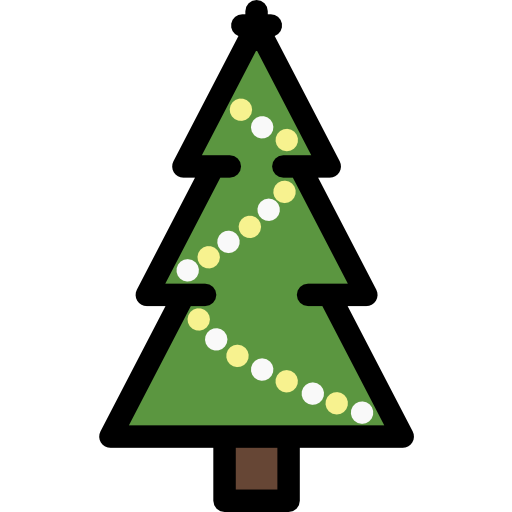 クリスマスツリー Octopocto Lineal Color icon