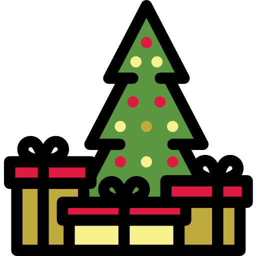 Рождественская елка Octopocto Lineal Color иконка