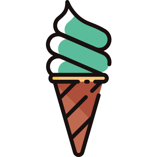 Ice cream Chanut is Industries Lineal Color icon