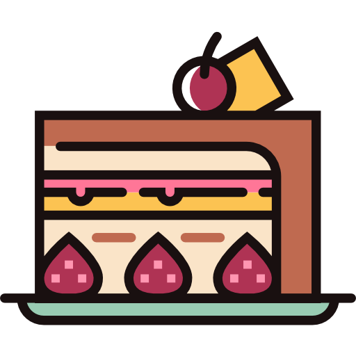 ケーキのスライス Chanut is Industries Lineal Color icon