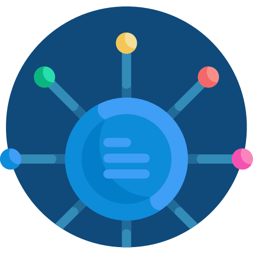 Diagram Detailed Flat Circular Flat icon