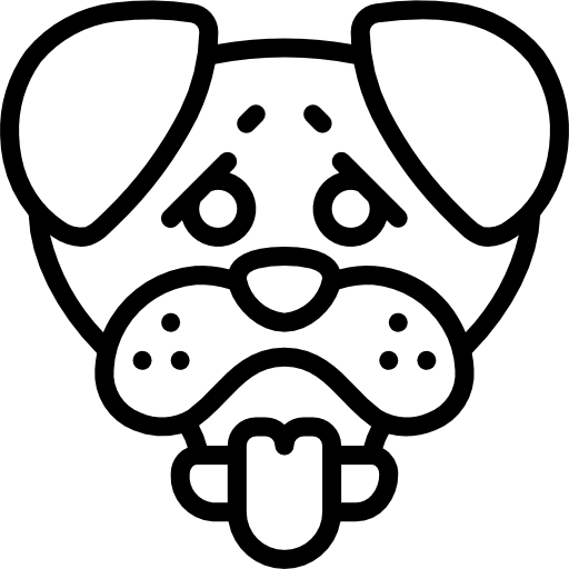 perro Basic Miscellany Lineal icono