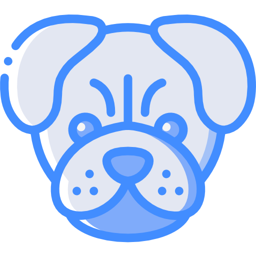 Dog Basic Miscellany Blue icon