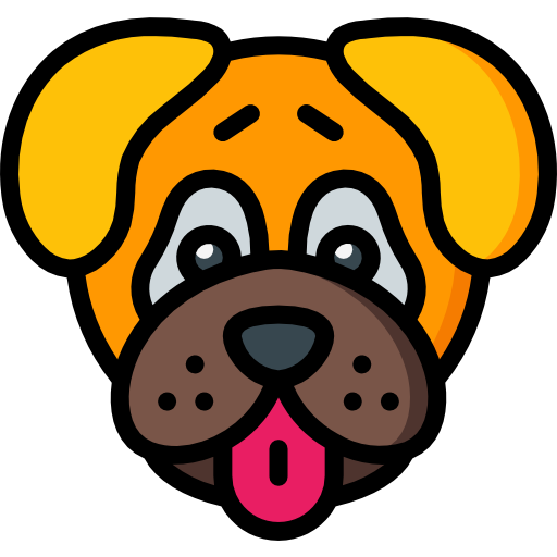 Dog Basic Miscellany Lineal Color icon