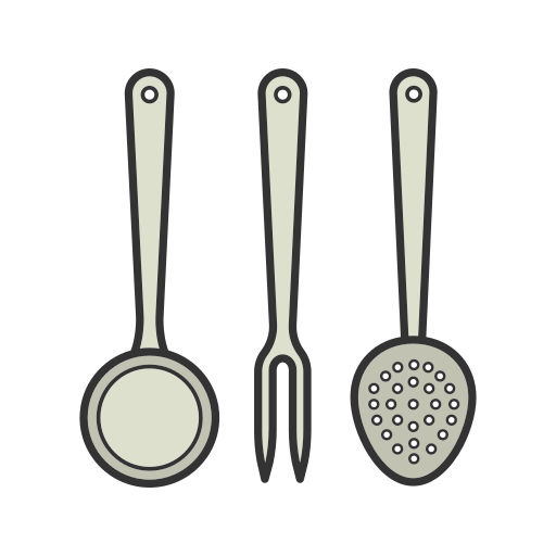 utensilios de cocina Generic color lineal-color icono