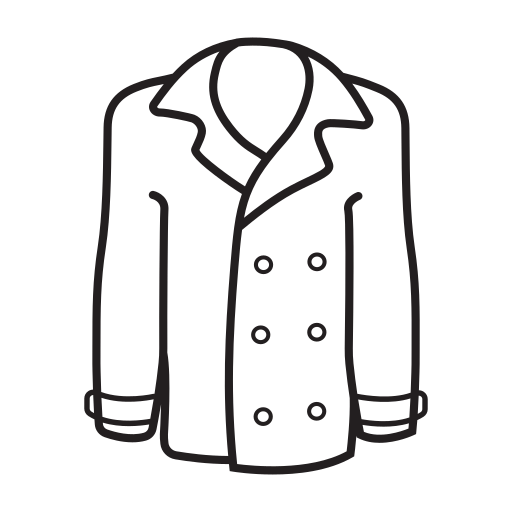 chaqueta Generic outline icono