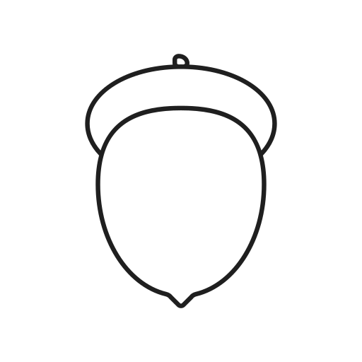 도토리 Generic outline icon