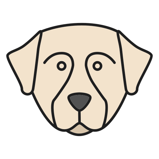 perro Generic color lineal-color icono