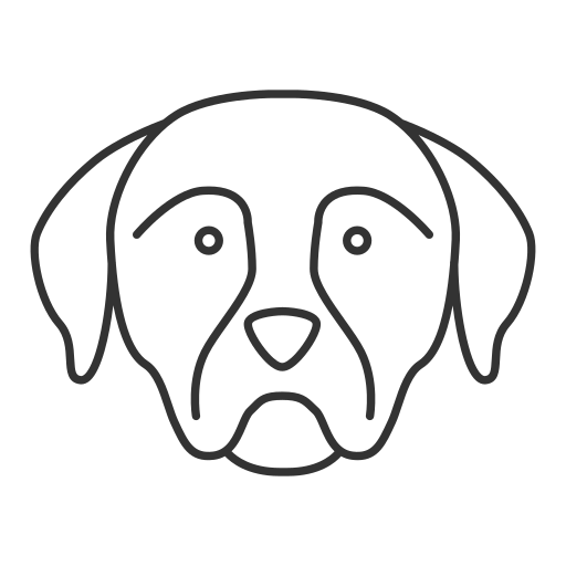 perro Generic outline icono